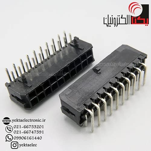 کانکتور micro atx نری رایت 20 پین (mini fit (2*10 — تصویر ۲