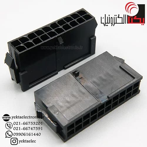 کانکتور micro atx نری بین راهی 20 پین (mini fit (2*10 — تصویر ۲