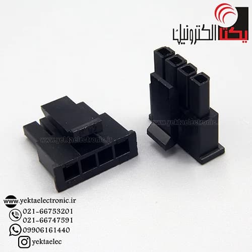 کانکتور micro atx مادگی 4 پین (mini fit (1*4 — تصویر ۲