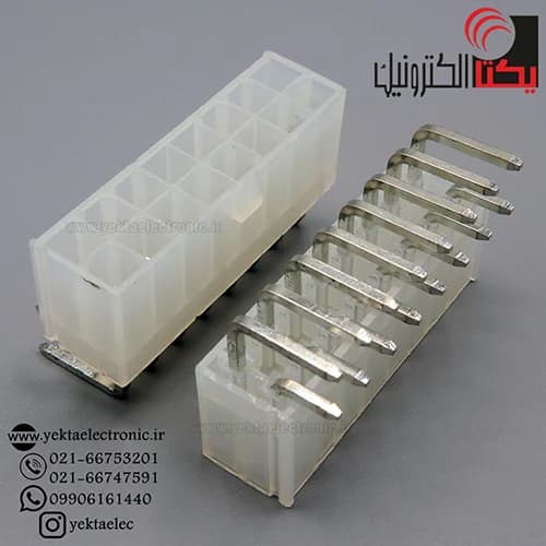 کانکتور 16پین ATX نری رایت(8*2پین ) مولکسی