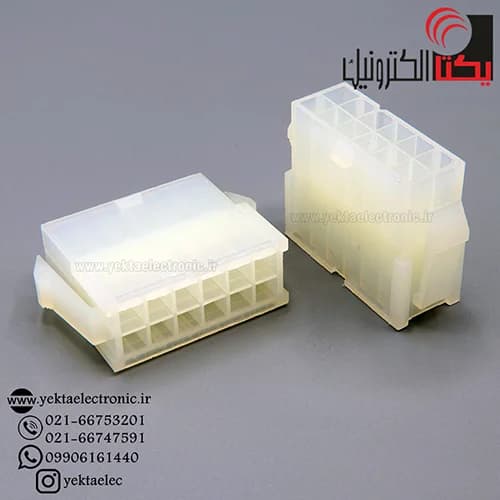 کانکتور 12 پین بین راهیATX نری (6*2 پین )مولکسی