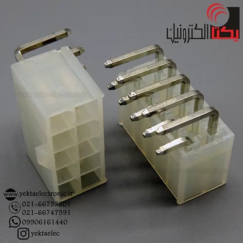 کانکتور 10پین نری ATX رایت (5*2 پین )مولکسی — تصویر ۲