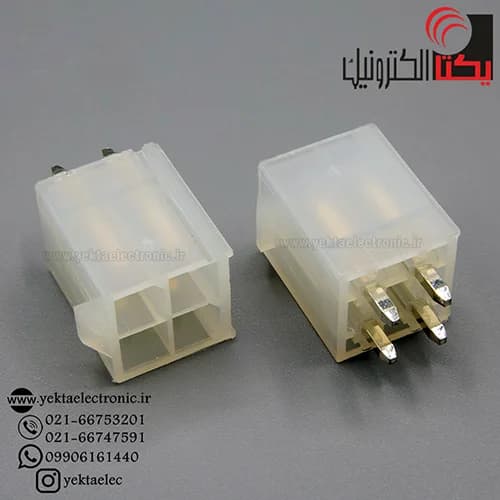 کانکتور 4 پین ATX نری صاف(2*2پین ) مولکسی — تصویر ۲