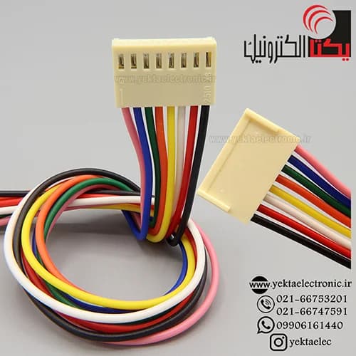 کانکتور مخابراتی 8 پین مادگی سیم دار — تصویر ۲