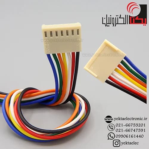کانکتور مخابراتی7 پین مادگی سیم دار — تصویر ۲
