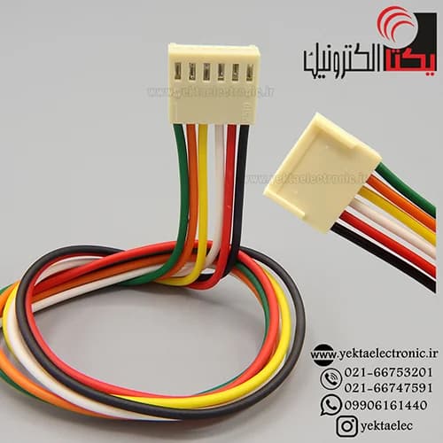 کانکتور مخابراتی 6 پین مادگی سیم دار — تصویر ۲