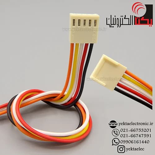 کانکتور مخابراتی 5 پین مادگی سیم دار
