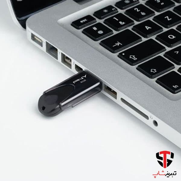 فلش مموری پی ان وای مدل Attache 4 USB 3.1 ظرفیت 64 گیگابایت — تصویر ۳