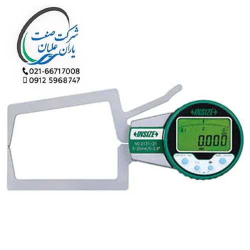 گیج کولیس دیجیتال خارج سنج ۰ تا ۲۰ میلیمتر ۲۱۳۱-۲۱ اینسایز (INSIZE) — تصویر ۲