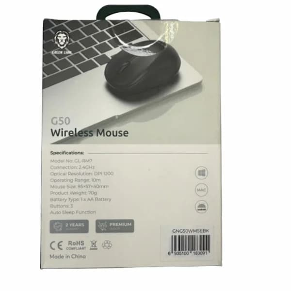 موس بی سیم گرین لاین GNG50WMSEBK — تصویر ۹