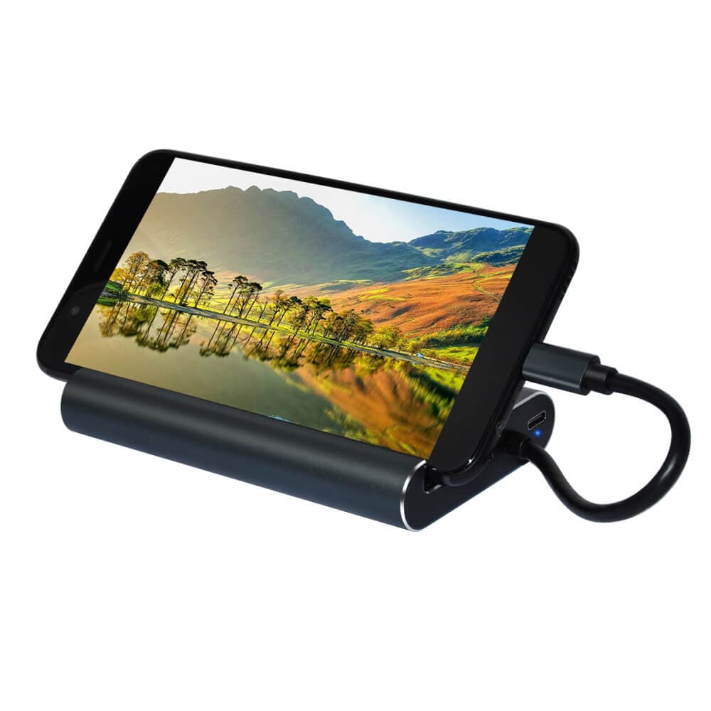 هاب type c به vga + hdmi + lan + usb 3.0 لمونتک — تصویر ۳
