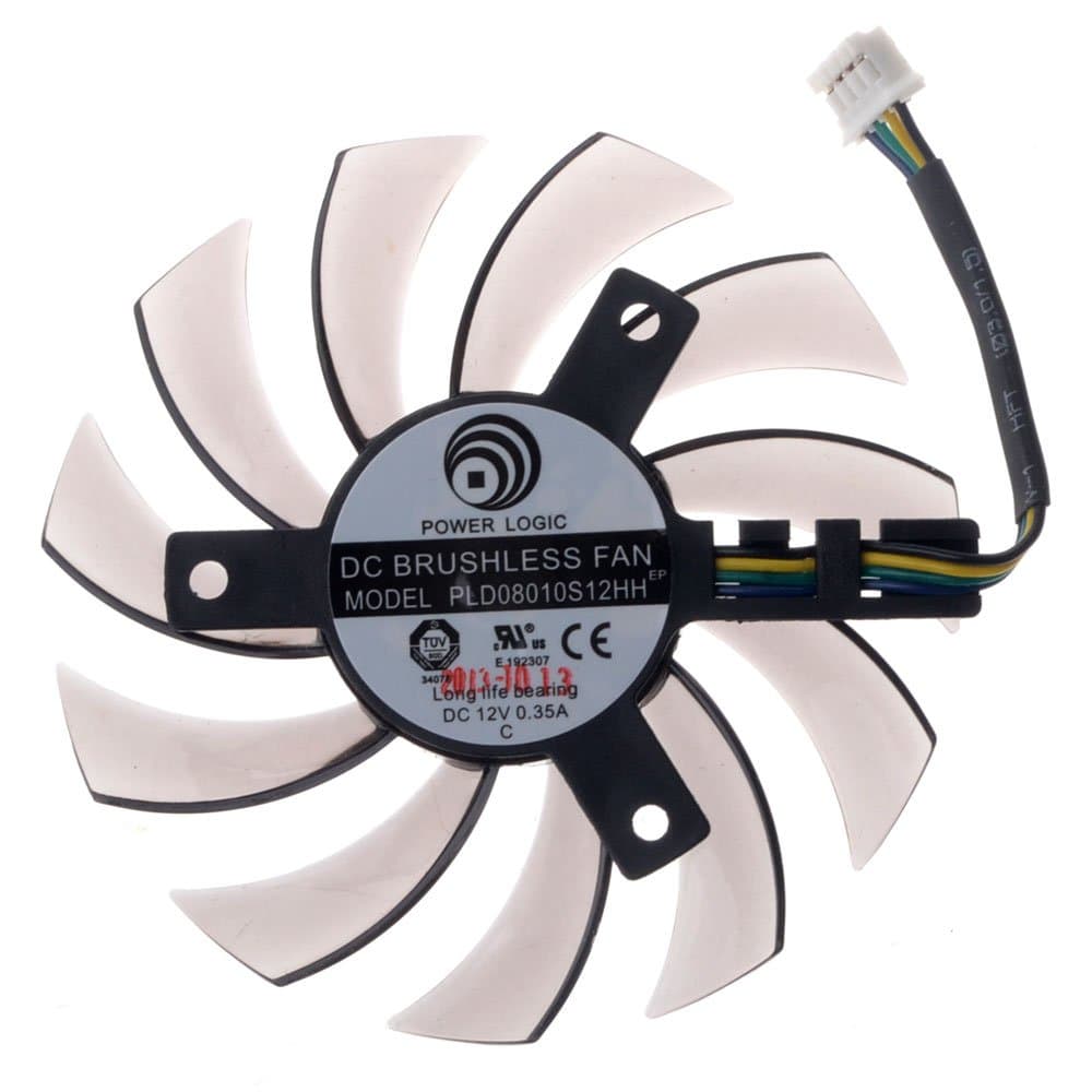 فن کارت گرافیک GIGABYTE (75 میلی متر) 4 پین — تصویر ۲