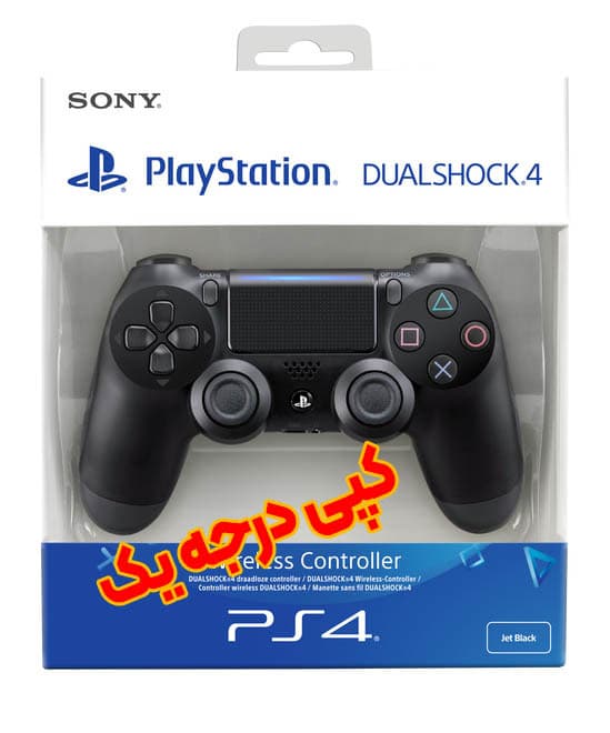 دسته بازی سونی مشکی ps4 مدل4DualShock های کپی