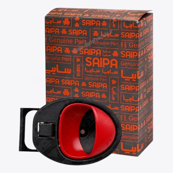 دستگیره داخلی درب باز کن راست قرمز مات (تقویت شده) (107057-2) تیبا X200 کوئیک 212 سایپا یدک — تصویر ۳