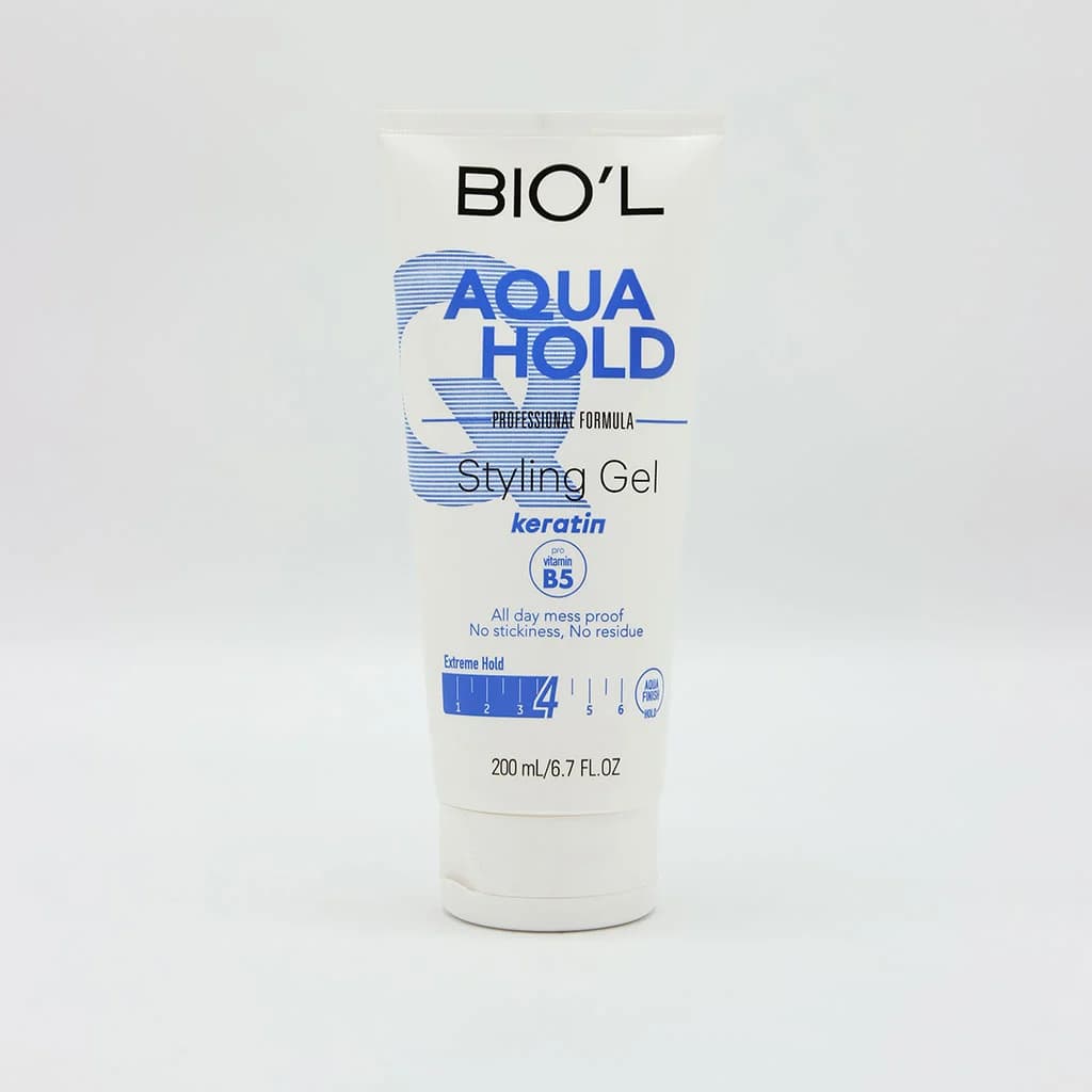 ژل حالت دهنده مو بیول مدل Aqua Hold حاوی کراتین و ویتامین B5