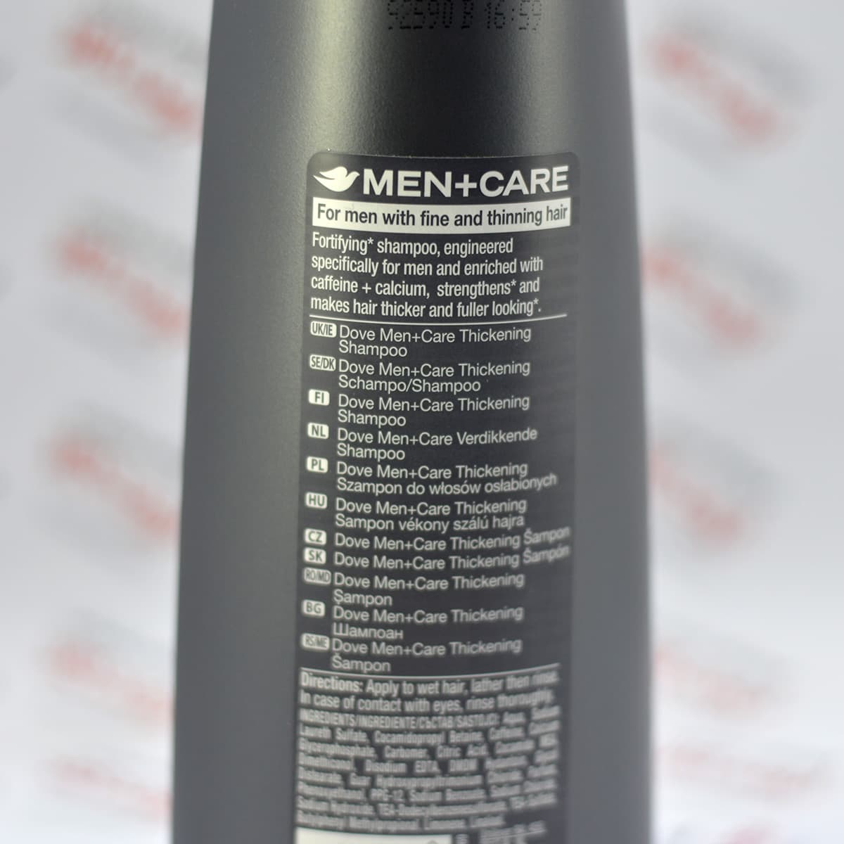شامپو سر مردانه داو Dove مدل Thickening حاوی کافئین و کلسیوم حجم 400 میل — تصویر ۱۱