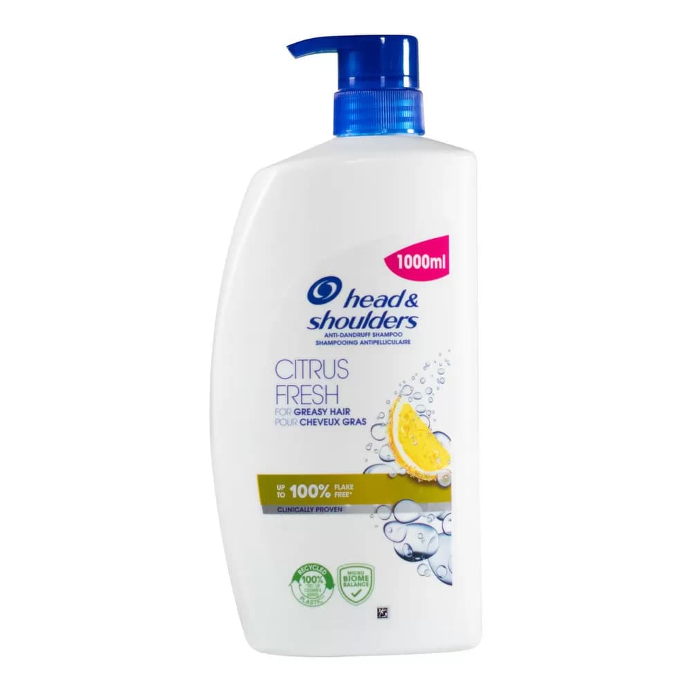 شامپو مناسب موهای چرب شولدرز shoulders مدل CITRUS FRESH حجم 1000 میلی لیتر — تصویر ۳