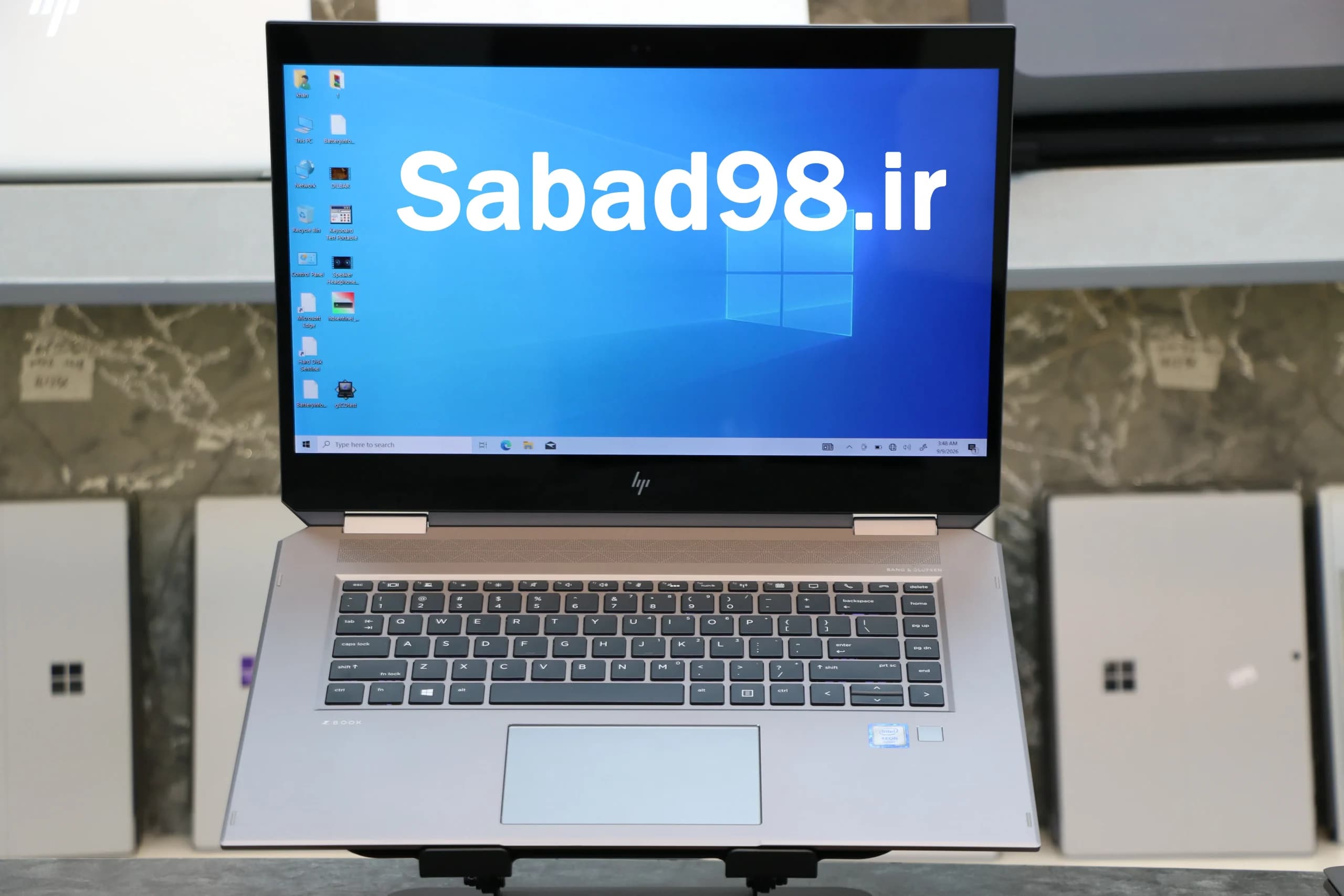 لپ تاپ HP Zbook Studio 15 G5 Xeon E2186M | 16GB | 512GB SSD | Nvidia P1000 4GB | 15.6 inch FHD X360 Touch — تصویر ۶