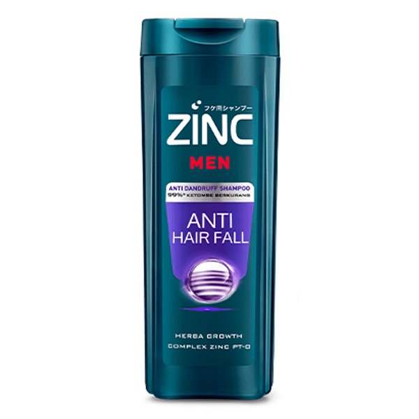 شامپو ضد ریزش مو زینک ZINC مدل ANTI HAIR FALL حجم 340 میلی لیتر