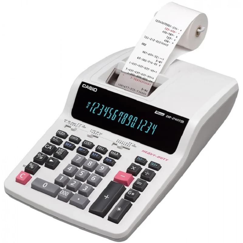 ماشین حساب کاسیو مدل DR-240TM — تصویر ۳