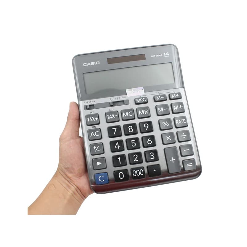 ماشین حساب کاسیو مدل DM-1400F — تصویر ۶