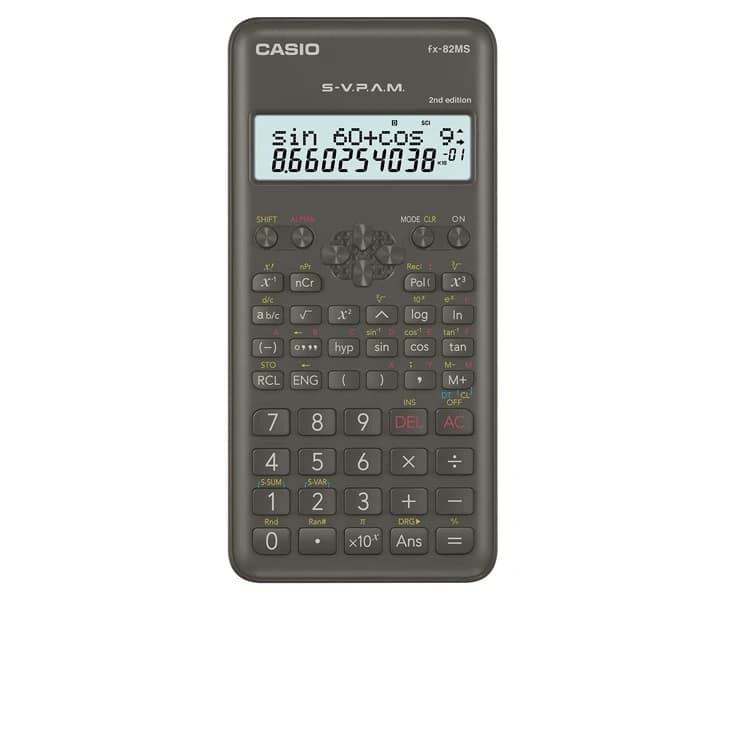 ماشین حساب کاسیو مدل FX-82-MS 2nd edition — تصویر ۳