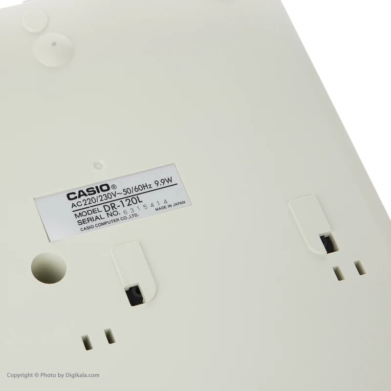 ماشین حساب کاسیو مدل DR-120L — تصویر ۶