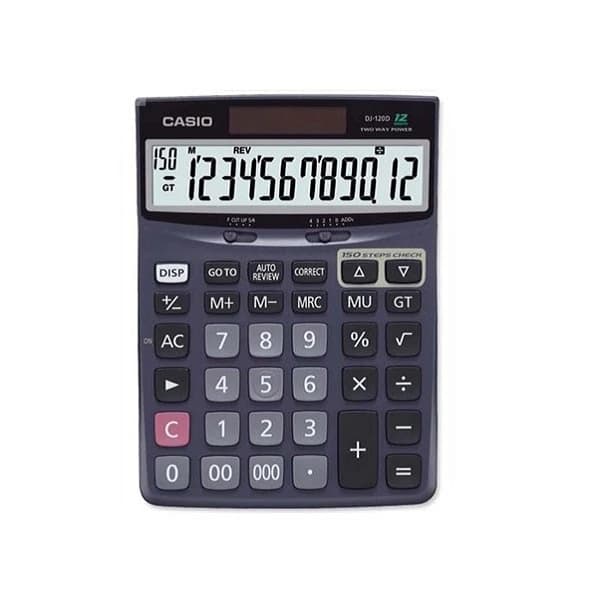 ماشین حساب کاسیو مدل دی جی کد 120 — تصویر ۳