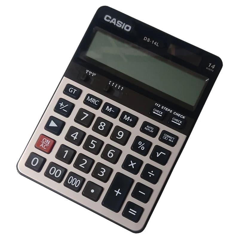 ماشین حساب کاسیو مدل DS-14L — تصویر ۵