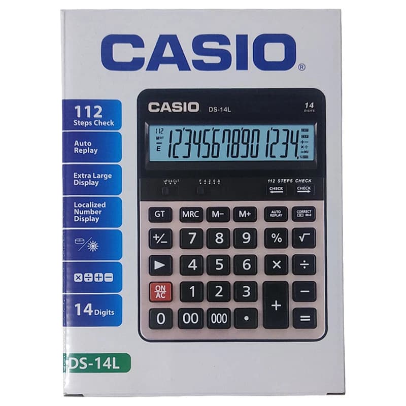 ماشین حساب کاسیو مدل DS-14L — تصویر ۶