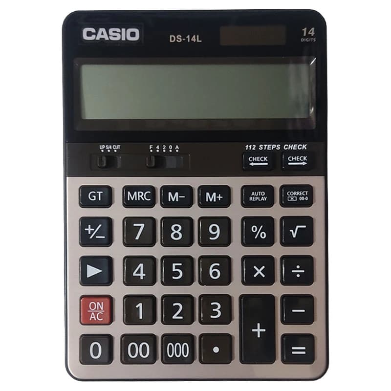 ماشین حساب کاسیو مدل DS-14L — تصویر ۴