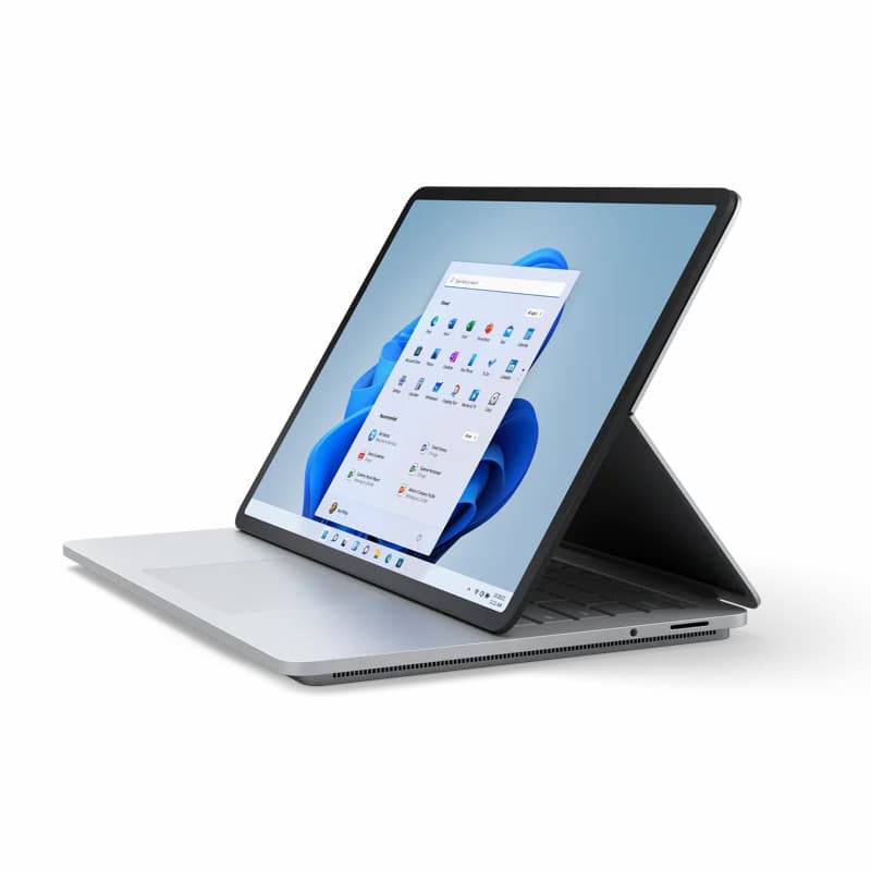 لپ تاپ استوک Microsoft Surface Laptop Studio 1 | Core i7-11370H | 16GB LPDDR4X | 512GB SSD | 4GB NVIDIA RTX 3050 | 14.4 اینچ 2K لمسی — تصویر ۴