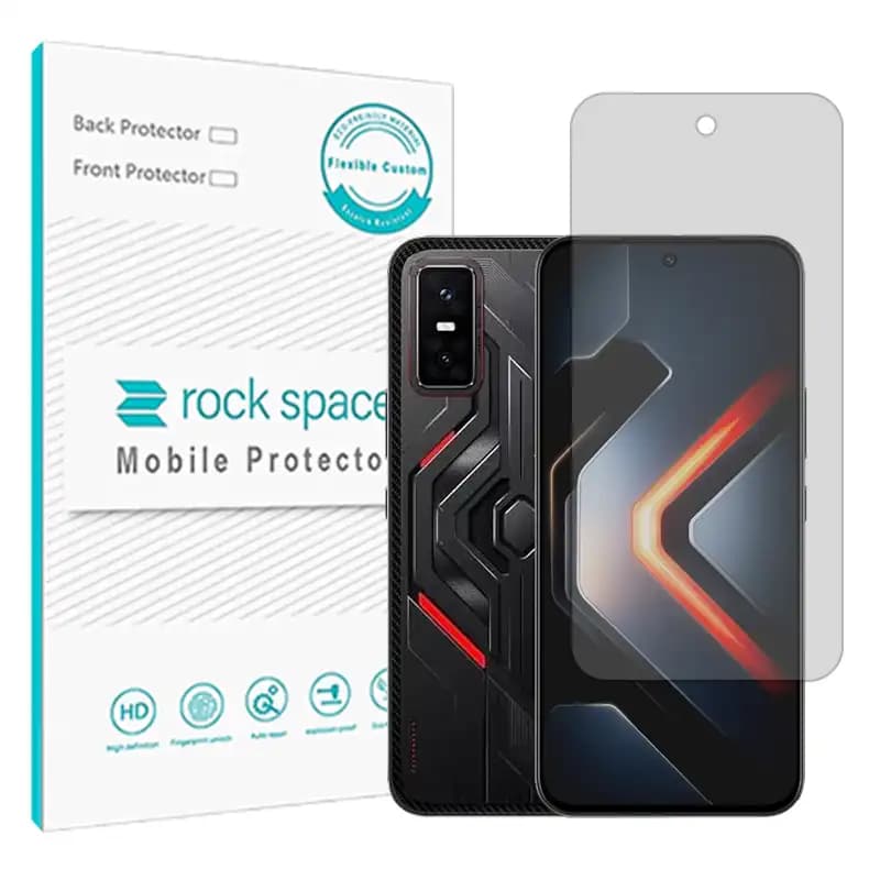 گلس مات اینفینیکس GT 30 Pro ضد لک و ضد انعکاس نانو هیدروژل برند راک اسپیس