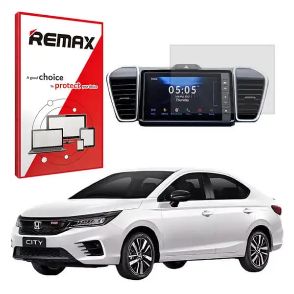 گلس مانیتور هوندا سیتی 2023 (HONDA City) مدل شفاف برند ریمکس — تصویر ۶