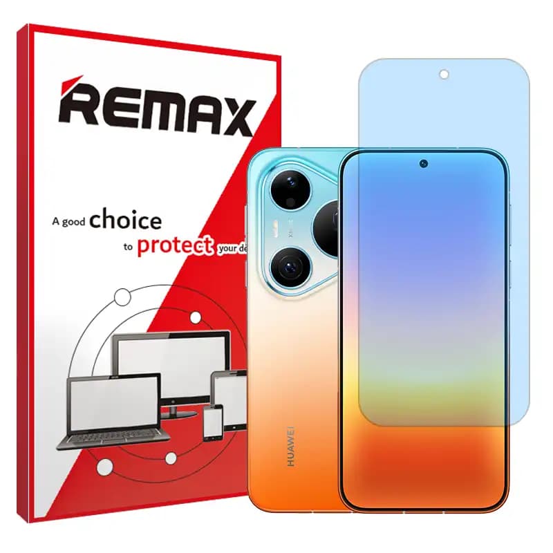 گلس مات محافظ چشم هوآوی Pura 90s Pro Max مدل هیدروژلی مات آنتی بلو برند ریمکس