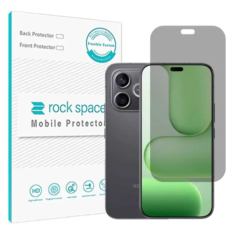 گلس حریم شخصی (پرایوسی) آنر 600 لایت (Honor 600 Lite) مدل نانو هیدروژل برند راک اسپیس — تصویر ۲