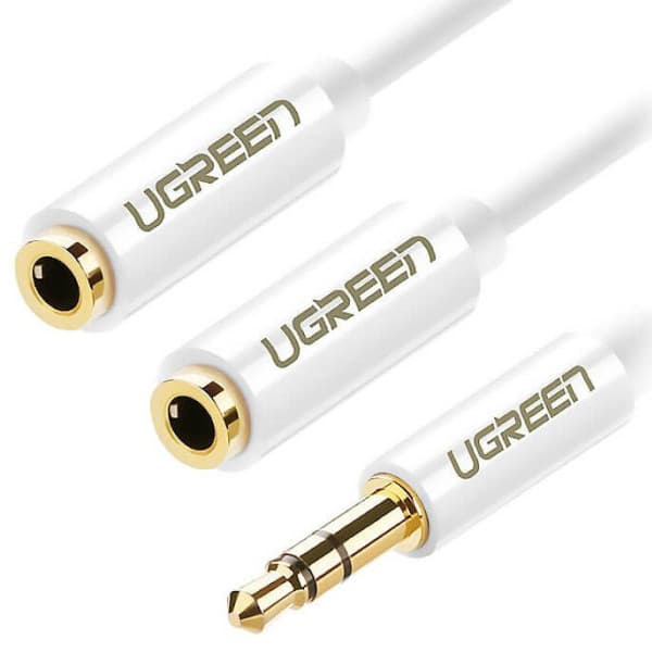 کابل تبدیل 1 به 2 AUX یوگرین Ugreen 3.5mm jack AV134 20816 — تصویر ۵