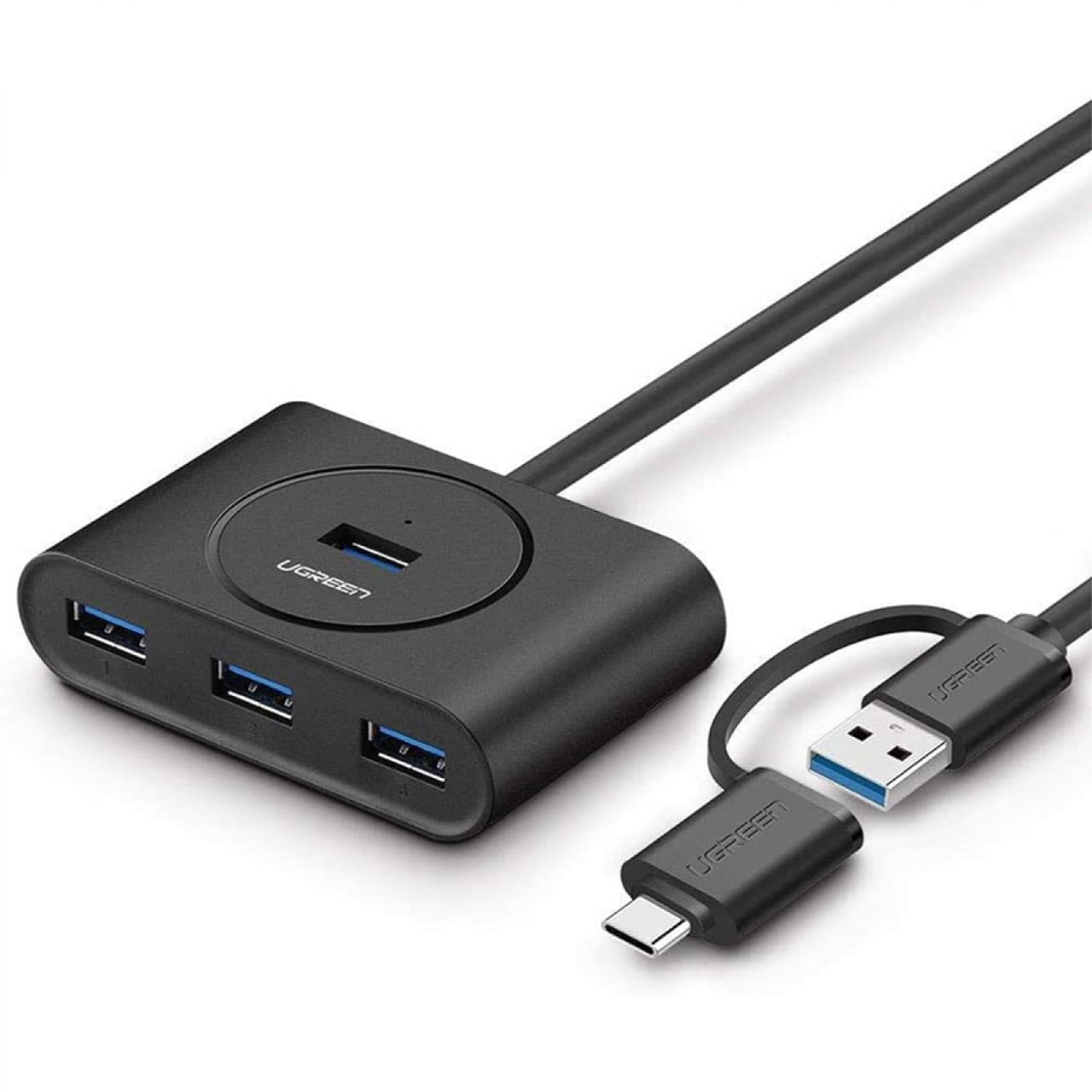هاب 4 پورت USB 3.0 + OTG یوگرین 1 متری Ugreen CR113-40850