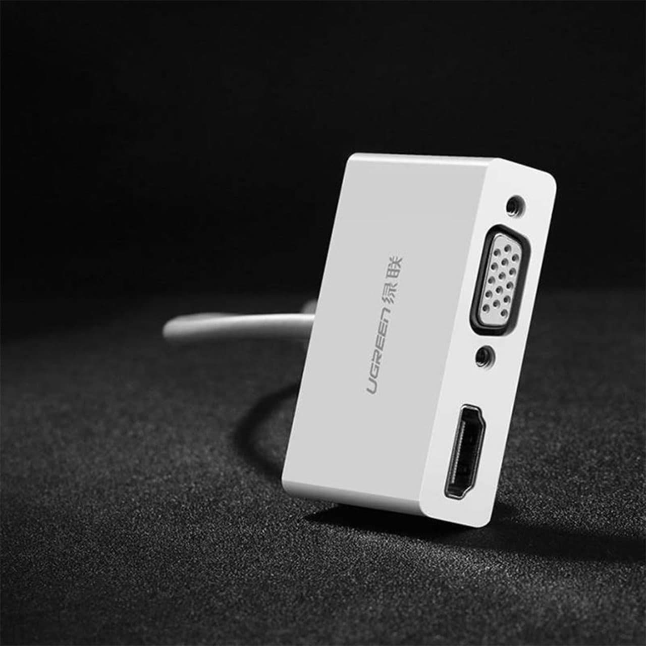 تبدیل USB-C به HDMI + VGA یوگرین Ugreen MM123 30843 — تصویر ۱۰