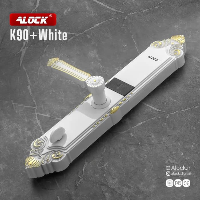 قفل اثر انگشتی دیجیتال ALOCK مدل K90+ White — تصویر ۹