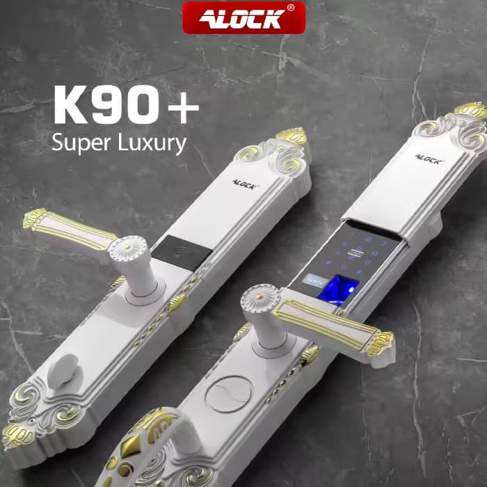 قفل اثر انگشتی دیجیتال ALOCK مدل K90+ White — تصویر ۳