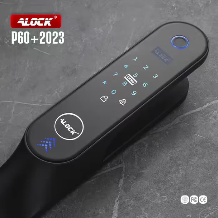 قفل اثر انگشتی دیجیتال ALOCK مدل 2023 P60+ Black — تصویر ۶