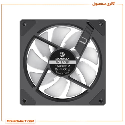فن کیس گیم مکس مدل FN12A-S8I مشکی — تصویر ۱۱