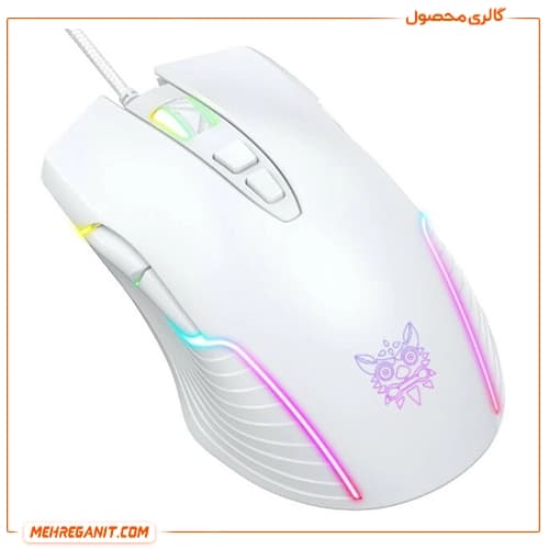 ماوس گیمینگ اونیکوما مدل CW905 سفید — تصویر ۴