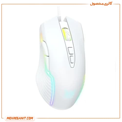 ماوس گیمینگ اونیکوما مدل CW905 سفید — تصویر ۳