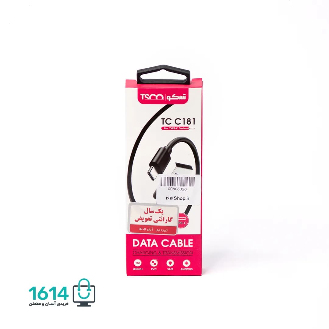 کابل تايپ سی تسکو مدل TC C 181 1M — تصویر ۳