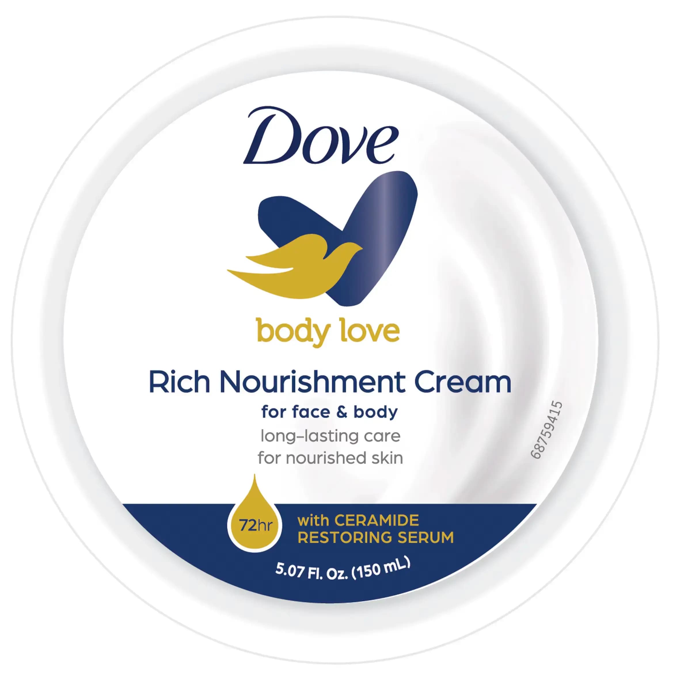 کرم مرطوب کننده دست و بدن داو 48 ساعته 250 میل Dove Nourishing Body Care Rich Nourishment Cream — تصویر ۹