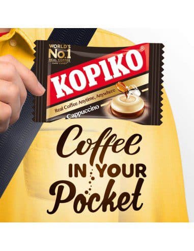 آبنبات قهوه کوپیکو کاپوچینو 800 گرمی Kopiko Cappuccino Candy — تصویر ۱۰