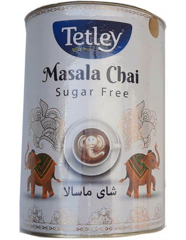 چای ماسالا بدون شکر تتلی (رژیمی) 500گرمی Tetley Masala Tea Sugar Free — تصویر ۲