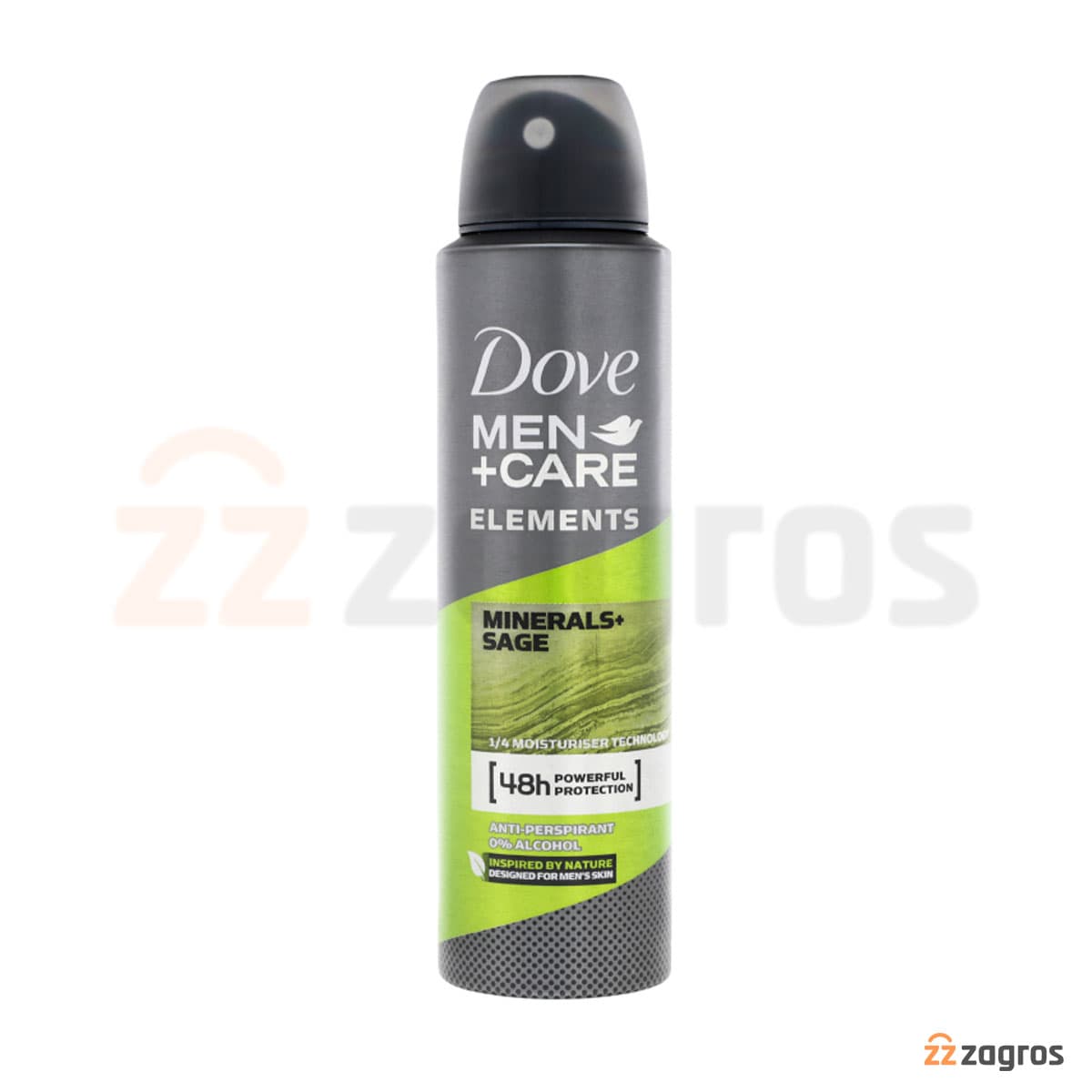 اسپری ضد تعریق مردانه داو با رایحه مریم گلی 150میل 48 ساعته Dove Men+Care Elements Antiperspirant Dry Spray — تصویر ۲